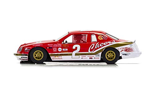 Scalextric Ford Thunderbird 'Cheers' #2 1:32 Slot Race Car C4067, Red/White