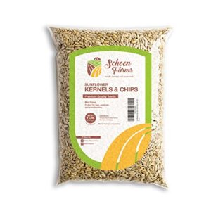 schoen farms sunflower kernels and chips hearts (4 lbs)