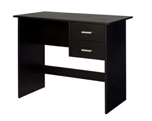 onespace adina 2 drawers writing desk, black