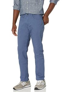 amazon essentials men's slim-fit 5-pocket comfort stretch chino pant (previously goodthreads), denim, 38w x 34l