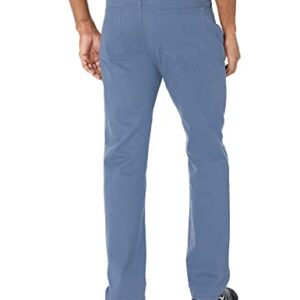 Amazon Essentials Men's Straight-Fit 5-Pocket Comfort Stretch Chino Pant (Previously Goodthreads), Denim, 42W x 36L