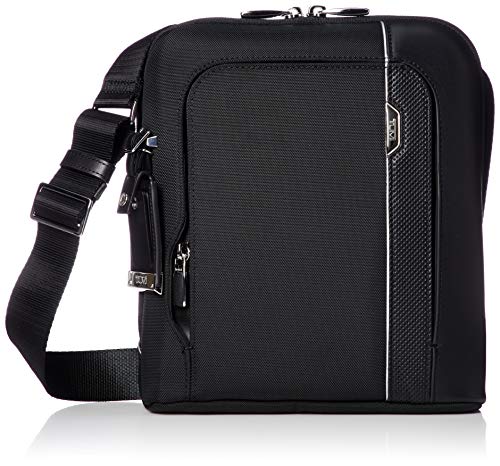 TUMI Men's Arrive' Olten Crossbody Bag, Black, One Size