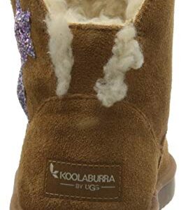 Koolaburra by UGG Unisex-Child Koola Star Mini Fashion Boot, Chestnut, 1 Little Kid