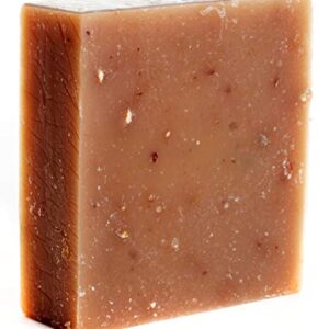 360Feel Oatmeal Milk & Castile Handmade Soap Bar - Warm inviting fragrance - exfoliant - Essential Oil Natural Soaps- Great as Anniversary Wedding Gifts Christmas stocking stuffer Honey, Brown, 5 Oz