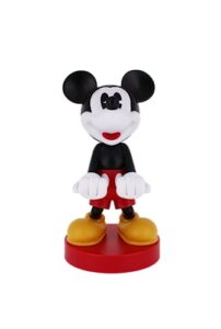 exquisite gaming cable guys: disney mickey mouse phone stand & controller holder - officially licenced figure - exquisite gaming