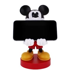 Exquisite Gaming Cable Guys: Disney Mickey Mouse Phone Stand & Controller Holder - Officially Licenced Figure - Exquisite Gaming