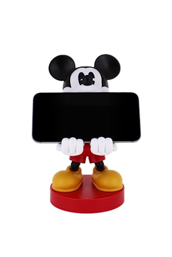 Exquisite Gaming Cable Guys: Disney Mickey Mouse Phone Stand & Controller Holder - Officially Licenced Figure - Exquisite Gaming