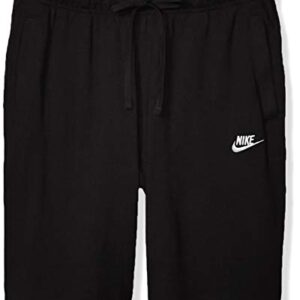 Nike Men's Sportswear Club Short Jersey, Black/White, Large