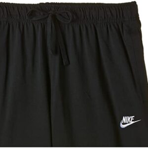 Nike Men's Sportswear Club Short Jersey, Black/White, Large