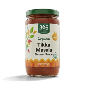 365 by whole foods market, organic tikka masala sauce, 12 ounce