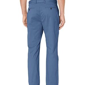 Tommy Hilfiger mens Stretch Chino in Custom Fit Casual Pants, Bayhead Blue, 36W x 30L US