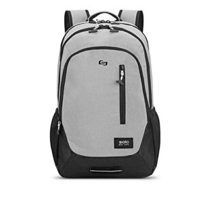 solo varsity laptop backpack 15.6 inch grey