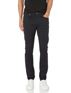 amazon essentials men's skinny-fit 5-pocket stretch twill pant, black, 32w x 30l