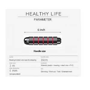 DEGOL Skipping Rope with Ball Bearings Rapid Speed Adjustable Jump Rope Cable and 6” Memory Foam Handles Ideal for Aerobic Exercise Like Speed Training, Extreme Jumping, Endurance Training and Gym