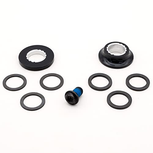 Salt BMX Crank Revo Crank 175mm 3 Piece Crank with Mid BB, Black