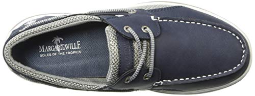 Margaritaville Men's Steady Boat Shoe, Navy, 11 Regular US