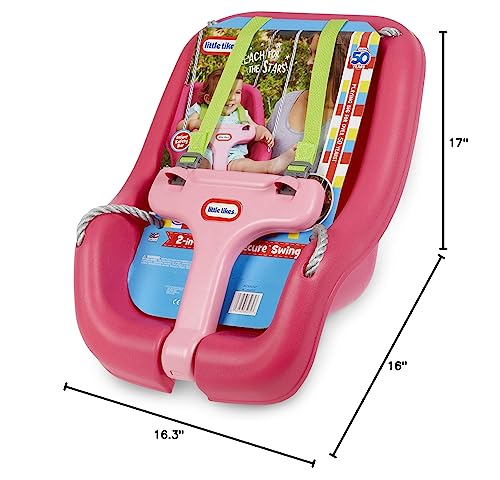 Little Tikes 2-in-1 Snug 'n Secure Swing Magenta