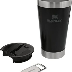 Stanley 10-01704-056 The Stay-Chill Aluminum Beer Pint Matte Black 16OZ / .47L