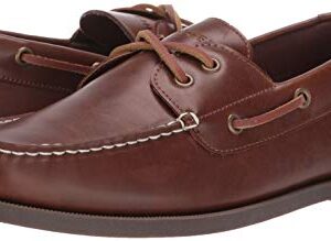 Tommy Hilfiger Men's Brazen3 Boat Shoe, Natural, 9