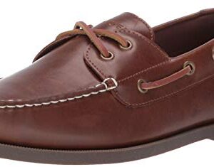 Tommy Hilfiger Men's Brazen3 Boat Shoe, Natural, 9