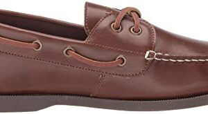 Tommy Hilfiger Men's Brazen3 Boat Shoe, Natural, 9