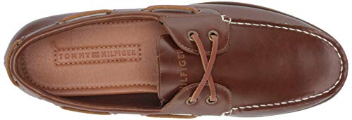 Tommy Hilfiger Men's Brazen3 Boat Shoe, Natural, 9