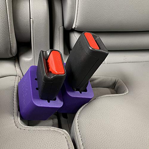 3-Pack Seat Belt Buckle Booster (BPA Free) - Raises Your Seat Belt for Easy Access - Stop Fishing for Buried Seat Belts - Makes Receptacle Stand Upright for No-Hassle Buckling (3)