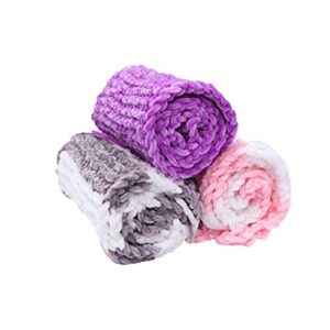 Beige Baby Velvet Yarn,100g/0.22lb Chenille Yarn,Crocheting Yarn,Super Bulky Yarn,Baby Blanket Yarn,Chunky Velvet Yarn,Fluffy Velvet Chenille Yarn,Arm Knitting Yarn