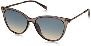 fossil womens fossil female style fos 3083/s sunglasses, crystal gray, 54mm 15mm us