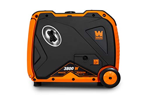 WEN 56380i Super Quiet 3800-Watt RV-Ready Portable Inverter Generator with Fuel Shut-Off and Electric Start