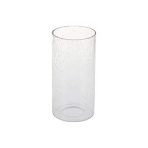 golucky glass cylinder glass shade accessory glass lamp fixture shade replacement glass piece with 1-5/8 inch fitter multiple specifications 4"(d)*5"(h). multiple specifications