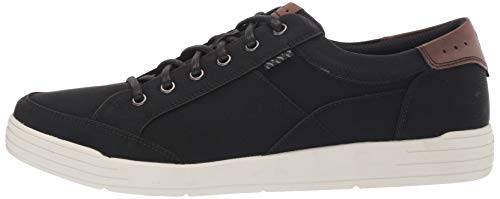 Nunn Bush Men's KORE City Walk Oxford Athletic Style Sneaker Lace Up Shoe Black, 12 W US