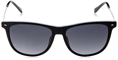 Fossil Women's Female Sunglass Style FOS 3090/G/S Rectangular, Black, 54mm, 16mm