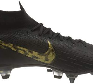 Nike Superfly 6 Elite SG-Pro AC Mens Football Boots AH7366 Soccer Cleats (UK 6.5 US 7.5 EU 40.5, Black Metallic Vivid Gold 077)