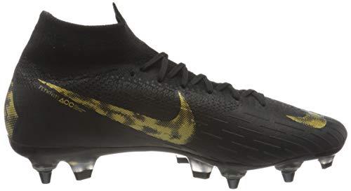 Nike Superfly 6 Elite SG-Pro AC Mens Football Boots AH7366 Soccer Cleats (UK 6.5 US 7.5 EU 40.5, Black Metallic Vivid Gold 077)