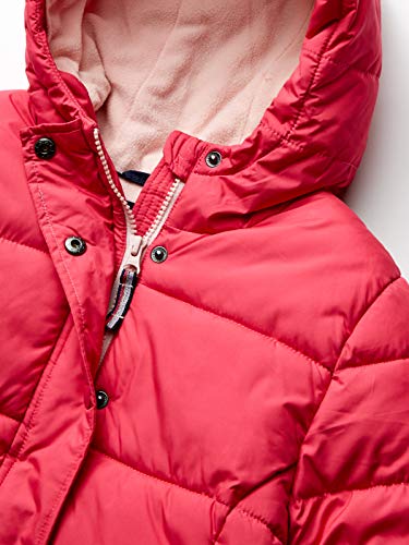 Amazon Essentials Girls' Heavyweight Hooded Puffer Jacket, Pink, Medium