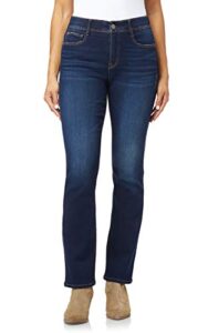 angels forever young women's 360 sculpt bootcut jeans, angela, 14