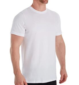 jockey crew neck t-shirt 6-pack white lg