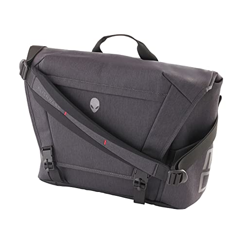 Mobile Edge Alienware Area-51m Laptop Messenger Bag - Fits laptops 15 Inches to 17.1 Inches - Tactical Messenger Bag for Men & Women with Padded Laptop & Tablet compartments - Heather Gray, AWA51MB17