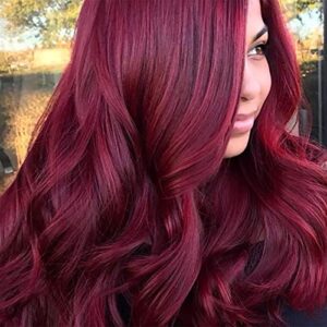 Deep Red Hair Dye Permanent with added Plex hair anti-breakage technology, Vegan & Cruelty Free | Smart Beauty