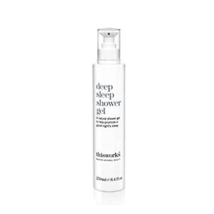 thisworks deep sleep shower gel: calms the mind and protects the skin, 8.4 fl oz (250ml)