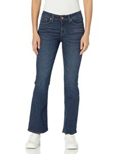 signature by levi strauss & co. gold label women's totally shaping bootcut jeans, blue laguna, 8