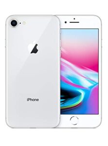 apple iphone 8, boost mobile, 64gb - silver (renewed)