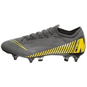 nike vapor 12 elite sg-pro mens football boots ah7381 soccer cleats (uk 7 us 8 eu 41, thunder grey black 070)
