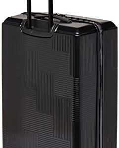 American Tourister Stratum XLT Expandable Hardside Luggage with Spinner Wheels, Jet Black, Carry-On 21-Inch