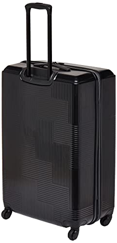 American Tourister Stratum XLT Expandable Hardside Luggage with Spinner Wheels, Jet Black, Carry-On 21-Inch