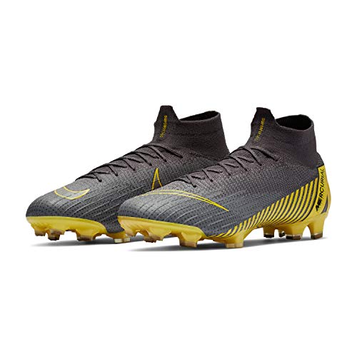 Nike Superfly 6 Elite FG Mens Football Boots AH7365 Soccer Cleats (UK 6 US 7 EU 40, Thunder Grey Black 070)