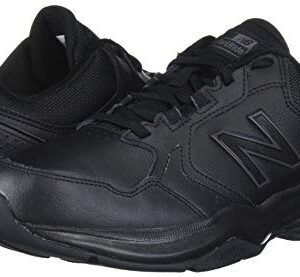 New Balance Men's 411 V1 Training Shoe, Black/Black, 8.5 Wide