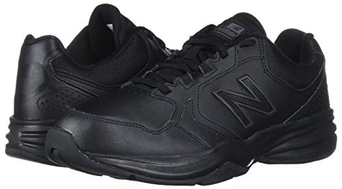 New Balance Men's 411 V1 Training Shoe, Black/Black, 8.5 Wide