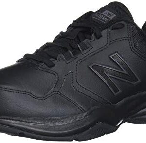 New Balance Men's 411 V1 Training Shoe, Black/Black, 8.5 Wide